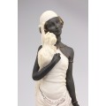 statueta " Art Deco Lady ".  Auro Belcari . 1987 new old stock !